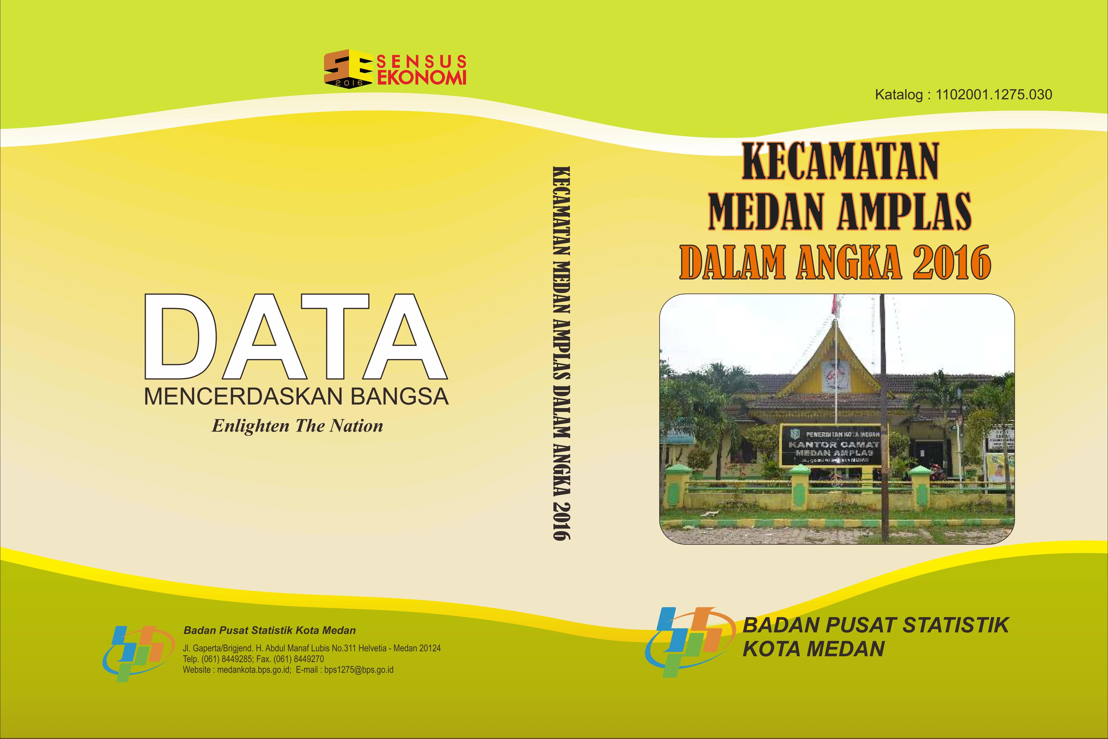 Medan Amplas Subdistrict in Figures 2016