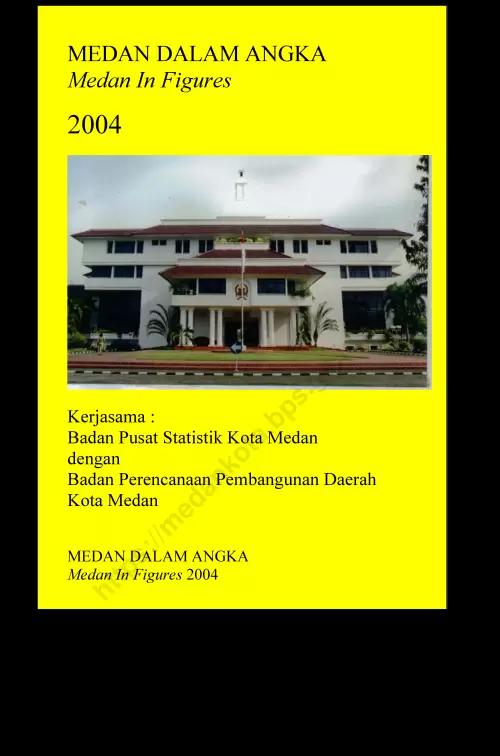 Kota Medan Dalam Angka 2004