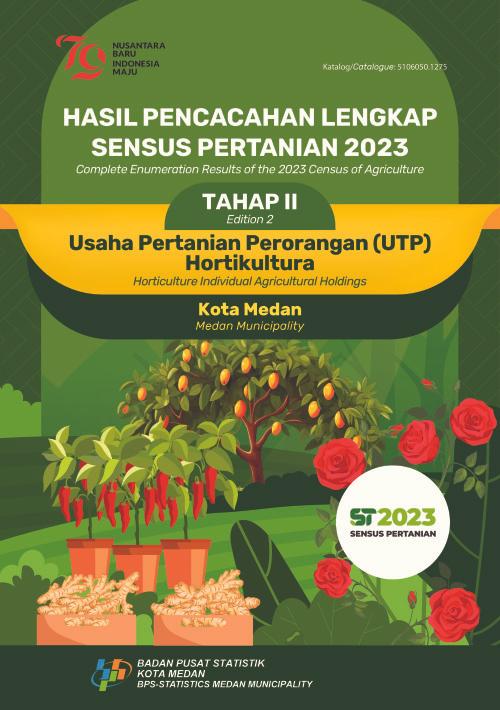 Complete Enumeration Results of the 2023 Census of Agriculture - Edition 2: Horticulture Individual Agricultural Holdings Medan Municipality