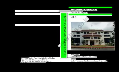 Medan Municipality In Figures 2005