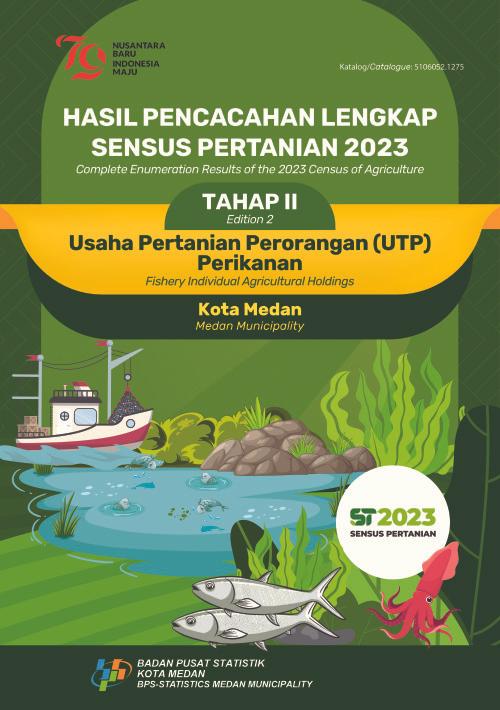 Hasil Pencacahan Lengkap Sensus Pertanian 2023 Tahap II: Usaha Pertanian Perorangan (UTP) Perikanan Kota Medan