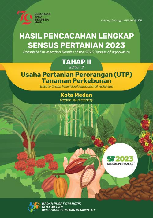 Complete Enumeration Results of the 2023 Census of Agriculture - Edition 2: Estate Crops Individual Agricultural Holdings Medan Municipality